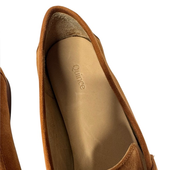 Quince | NEW Italian Suede Penny Loafer in Cognac 8 - Picture 8 of 8